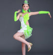 2020 new children Latin Dance Skirt Costume Contest costumes girls clothes tassels grading dancing dress diamond suit