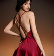 Silk-satin Hollow-out Camisole With A Luxurious Sensual Nightdress