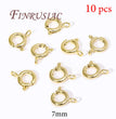 18K Gold Plated Lobster Clasps For Bracelets,Spring Clasps For Jewelry,DIY Jewelry Making Supplies,Connectors Clasp Accessories