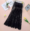 Mesh Base-layer Lace Midi Skirt For Women