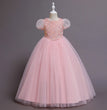 New High-grade Girls Dresses For Christmas Party Princess Casual Dresses Wedding Dress For Girl Birthday Gift Long Skirt Clothes