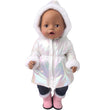 43 cm Doll Clothes Down Jackets Warm Coat for American Girl Doll Accessories Fashion New Baby Born Down Jackets Suit 18inch Doll