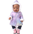 43 cm Doll Clothes Down Jackets Warm Coat for American Girl Doll Accessories Fashion New Baby Born Down Jackets Suit 18inch Doll