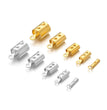 50pcs Stainless Steel High Quality Crimp End Beads Caps Leather Cord Clips for DIY Jewelry Making Necklace Connectors Supplies