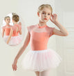 Girls dance clothes, children summer ballet practice clothes, lace patchwork dance practice/grading dance clothes body clothes