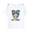 Hello 2nd Grade Printed Girls T-shirt Tops 1-5 Grade Kindergarten Child Back To School Outfit  T Shirt Girl Summer Tees Clothes