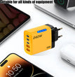 5 Ports USB C PD Charger Quick Charge 3.0 Type C USB Phone Chargers Fast Charging Adapter For iPhone 16 15 Samsung Xiaomi Huawei