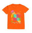 Hello First Grade Summer Children's Top Pencil Pattern Printed Short Sleeve Shirt Kids Back To School Shirts Clothes