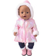 43 cm Doll Clothes Down Jackets Warm Coat for American Girl Doll Accessories Fashion New Baby Born Down Jackets Suit 18inch Doll