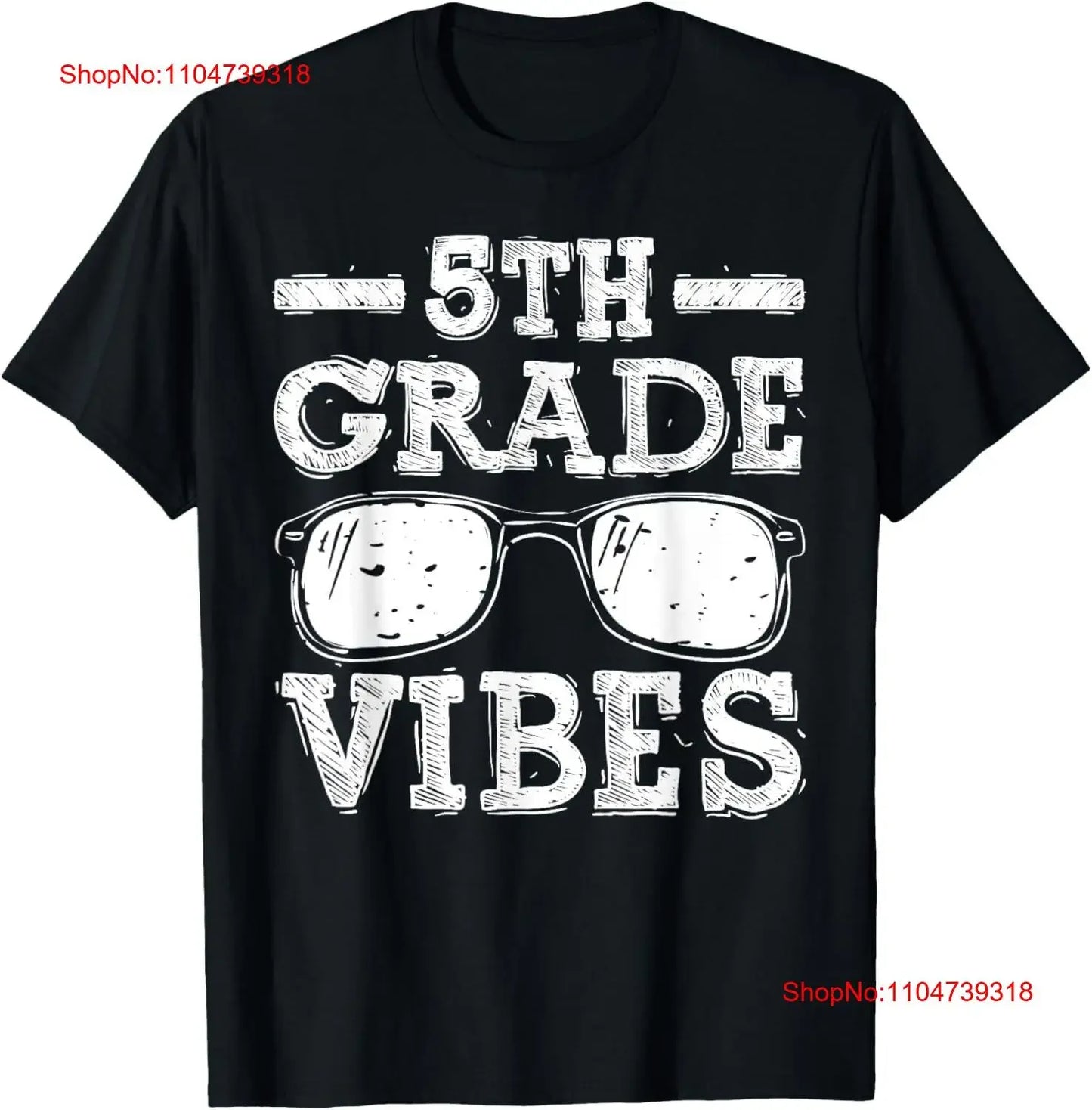 Back to School 5th Grade Vibes First Day Teacher Children T Shirt  vintage Washed designer clothes Stretched Comfortable
