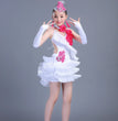 2020 new children Latin Dance Skirt Costume Contest costumes girls clothes tassels grading dancing dress diamond suit