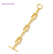 18K Gold Plated OT Clasps Toggle Clasp For Jewelry Making,Brass Bracelet Connector Clasps,For DIY Necklace Making Accessories