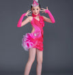 2020 new children Latin Dance Skirt Costume Contest costumes girls clothes tassels grading dancing dress diamond suit