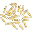 10pcs Spiral Bracelet Necklace Clasp Striped Vertical Connection Screw Buckle Twist Buckle DIY Jewelry Accessories