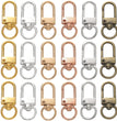 10pcs/pack Rotating Dog Buckle Snap Lobster Clasps Hooks for DIY Jewelry Making Keychain Bag Clasp Accessories Supplies