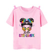Hello 2nd Grade Printed Girls T-shirt Tops 1-5 Grade Kindergarten Child Back To School Outfit  T Shirt Girl Summer Tees Clothes