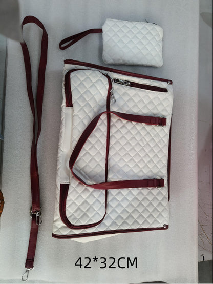 Fashionable Lunch Tote Bag Women's Thermal Insulation Lunch Box Leak-proof Crossbody Computer Storage Bag Quilted Large Capacity Handbag With Purse