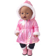 43 cm Doll Clothes Down Jackets Warm Coat for American Girl Doll Accessories Fashion New Baby Born Down Jackets Suit 18inch Doll
