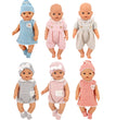 Baby Born Doll Clothes For 13-18 Inch Newborn Doll Cute 43cm Newborn Doll Accessories Festival Birthday Gift