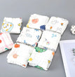 Grade A 100% Cotton 6-Layers Gauze Children Towel Wrinkled Yarn Baby Bib Burp Clothes 25*50cm*1pc Absorbent Kid Adult Hand Towel