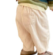 Solid Boy Kids Fashion Trousers Toddler Clothes Summer Spring Baby  Pocket Ankle Length Loose Girl Children Casual Pants
