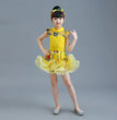 New Latin dress dance dress children short sleeve separate training clothes children's professional grade Latin dance costume