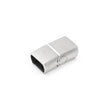 10Pcs 316L Stainless Steel Clasps Hole 12x6mm 12x4mm for Leather Bracelets Clasp Magnet DIY Bracelet Jewelry Making Accessories